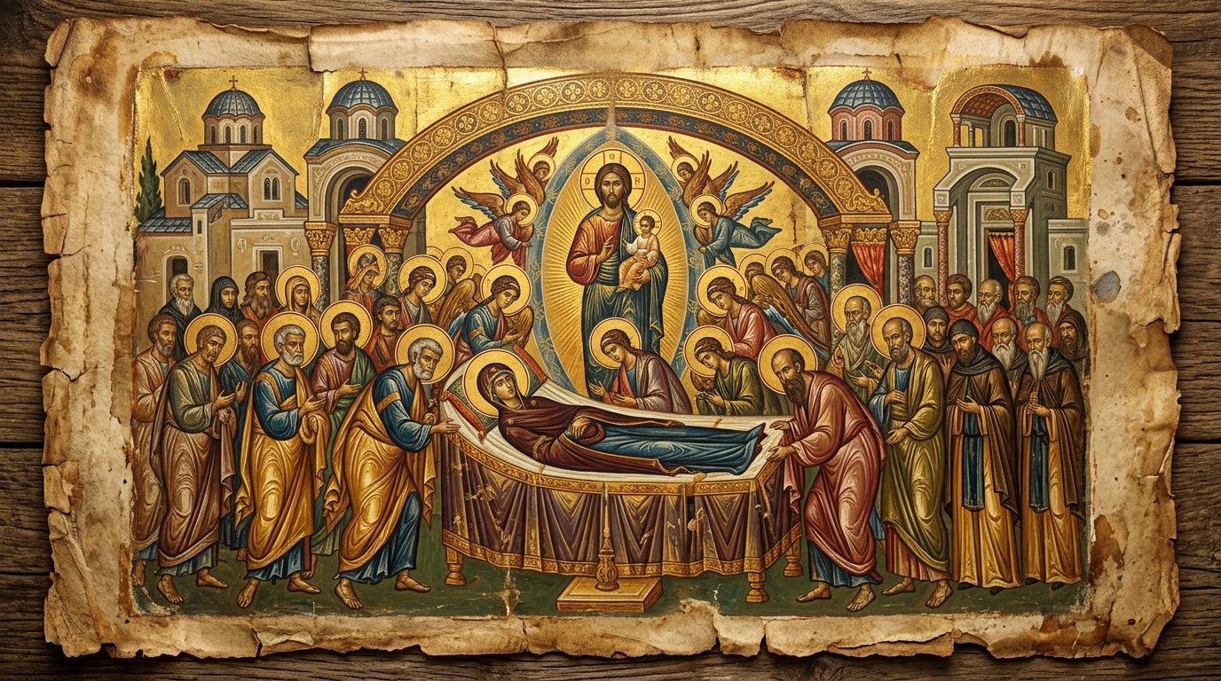 Byzantine Fresco Detail